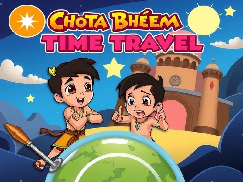 Chhota Bheem Time Travel Game Cover Chhota Bheem Time Travel Game Cover